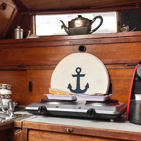 Quo Vadis Yacht In Harbor Bisceglie