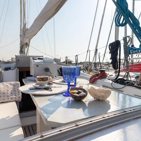 Quo Vadis Yacht In Harbor