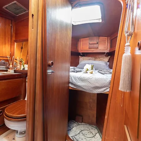 Botel Quo Vadis Yacht In Harbor Bisceglie