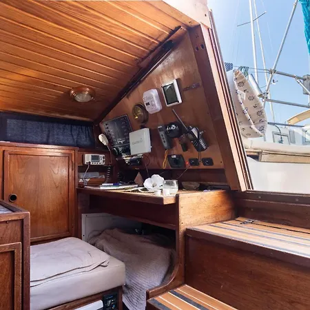 Quo Vadis Yacht In Harbor *