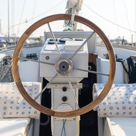 Botel Quo Vadis Yacht In Harbor *