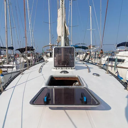 Quo Vadis Yacht In Harbor