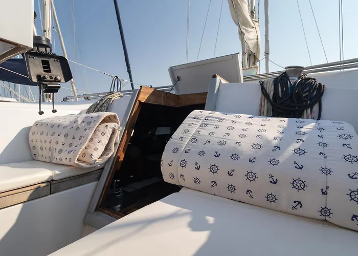 Quo Vadis Yacht In Harbor * Bisceglie