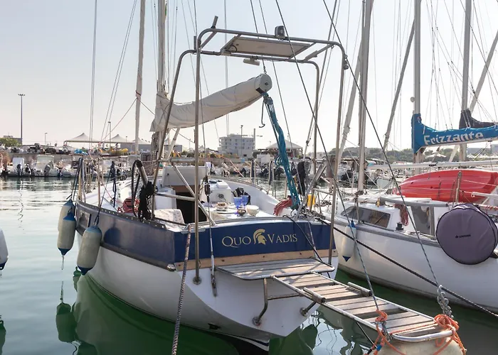 Quo Vadis Yacht In Harbor * Bisceglie